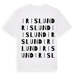 Irislund ordlek t-shirt – ekologisk bomull t-shirt från Pinshirt