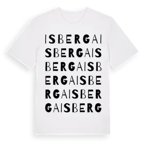 Isberga ordlek t-shirt – ekologisk bomull t-shirt från Pinshirt