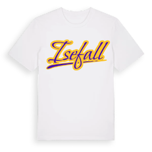 Isefall baseball t-shirt – ekologisk bomull t-shirt från Pinshirt