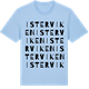 Blue Soul t-shirt med Isterviken ordlek t-shirt