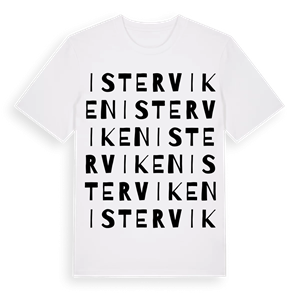 Isterviken ordlek t-shirt – ekologisk bomull t-shirt från Pinshirt
