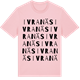 Pink Cotton t-shirt med Ivranäs ordlek t-shirt