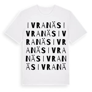 Ivranäs ordlek t-shirt – ekologisk bomull t-shirt från Pinshirt