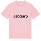 Pink Cotton t-shirt med Jäbbarp fetstil t-shirt