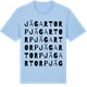 Blue Soul t-shirt med Jägartorp ordlek t-shirt