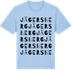 Blue Soul t-shirt med Jägersberg ordlek t-shirt