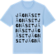 Blue Soul t-shirt med Jägnäset ordlek t-shirt