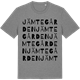 Mid Heather Gray t-shirt med Jämtegården ordlek t-shirt
