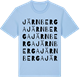 Blue Soul t-shirt med Järnberga ordlek t-shirt