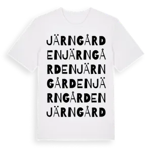 Järngården ordlek t-shirt – ekologisk bomull t-shirt från Pinshirt