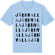 Blue Soul t-shirt med Järnvalla ordlek t-shirt