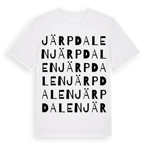 Järpdalen ordlek t-shirt – ekologisk bomull t-shirt från Pinshirt