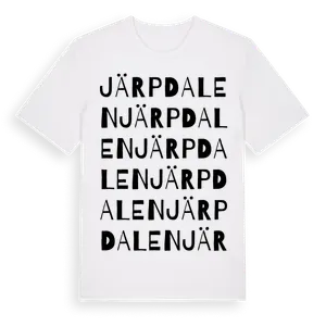 Järpdalen ordlek t-shirt – ekologisk bomull t-shirt från Pinshirt