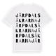 Järpdalsåkrarna ordlek t-shirt