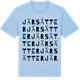 Blue Soul t-shirt med Järsätter ordlek t-shirt