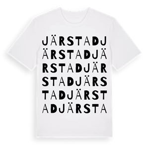 Järstad ordlek t-shirt – ekologisk bomull t-shirt från Pinshirt