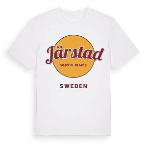 Järstad cirkel t-shirt – ekologisk bomull t-shirt från Pinshirt