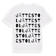 Jättestol ordlek t-shirt