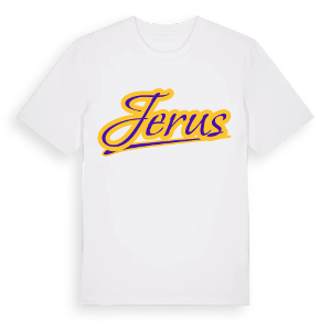 Jerus baseball t-shirt – ekologisk bomull t-shirt från Pinshirt