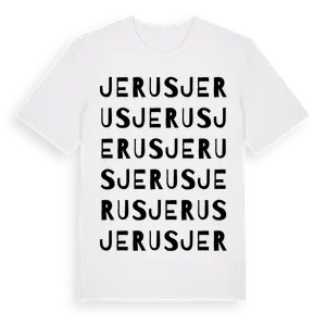 Jerus ordlek t-shirt – ekologisk bomull t-shirt från Pinshirt
