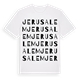 Jerusalem ordlek t-shirt