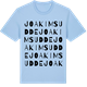 Blue Soul t-shirt med Joakims udde ordlek t-shirt