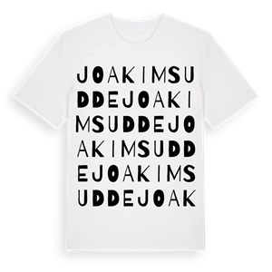 Joakims udde ordlek t-shirt – ekologisk bomull t-shirt från Pinshirt