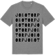 Mid Heather Gray t-shirt med Jobotorp ordlek t-shirt