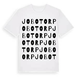 Jobotorp ordlek t-shirt – ekologisk bomull t-shirt från PinShirt