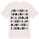 Vintage White t-shirt med Johannalund ordlek t-shirt
