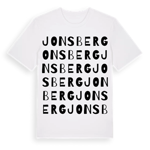 Jonsberg ordlek t-shirt – ekologisk bomull t-shirt från Pinshirt