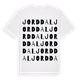 Jorddal ordlek t-shirt