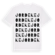 Jordeke ordlek t-shirt