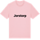 Pink Cotton t-shirt med Jorstorp fetstil t-shirt