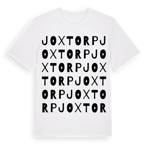 Joxtorp ordlek t-shirt – ekologisk bomull t-shirt från Pinshirt