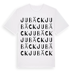 Jubäck ordlek t-shirt – ekologisk bomull t-shirt från Pinshirt