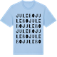 Blue Soul t-shirt med Julebo ordlek t-shirt