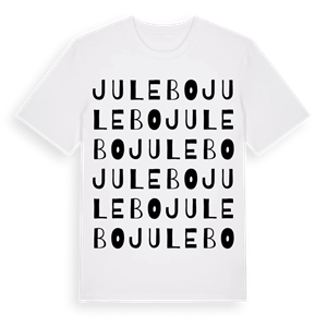 Julebo ordlek t-shirt – ekologisk bomull t-shirt från Pinshirt