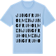 Blue Soul t-shirt med Jungfruholmen ordlek t-shirt