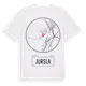 White t-shirt med Jursla t-shirt