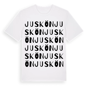 Juskön ordlek t-shirt – ekologisk bomull t-shirt från Pinshirt