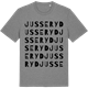Mid Heather Gray t-shirt med Jusseryd ordlek t-shirt