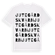 Jutegårdskvarn ordlek t-shirt