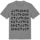 Mid Heather Gray t-shirt med Juthemmet ordlek t-shirt
