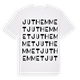 Juthemmet ordlek t-shirt