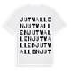 Jutvallen ordlek t-shirt