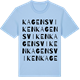 Blue Soul t-shirt med Kagensviken ordlek t-shirt