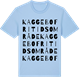 Blue Soul t-shirt med Kaggebo Fritidsområde ordlek t-shirt