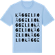 Blue Soul t-shirt med Käggelbo ordlek t-shirt