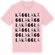 Pink Cotton t-shirt med Käggla ordlek t-shirt